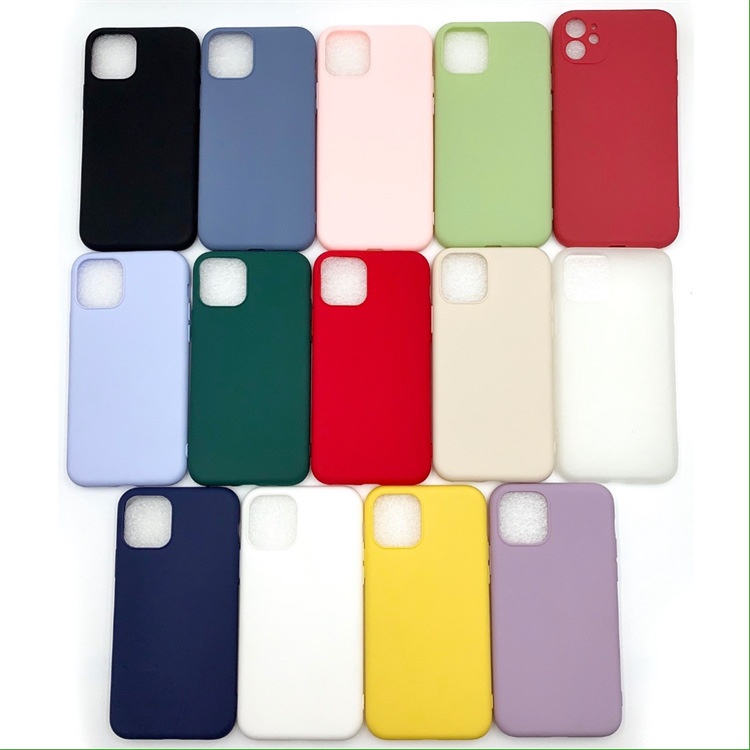 Matte Thin for iPhone 13 Pro Original Liquid Silicone Case Non-slip Cell Phone Cover for iPhone 13 Pro Max Case