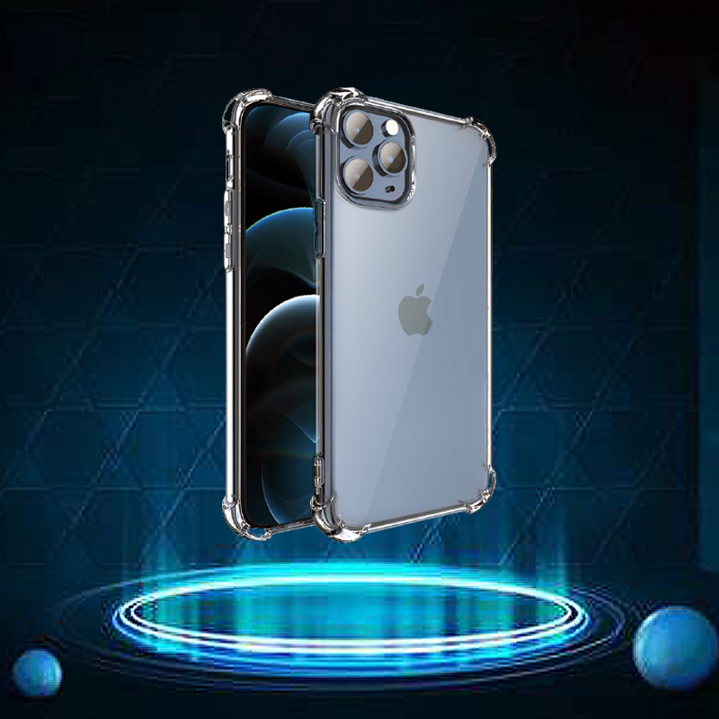 For Iphone 13 Case Shockproof 1.5mm Thin Transparent Crystal Clear Tpu Bumper Phone Case Back Cover For iPhone 11 12 14 Pro Max