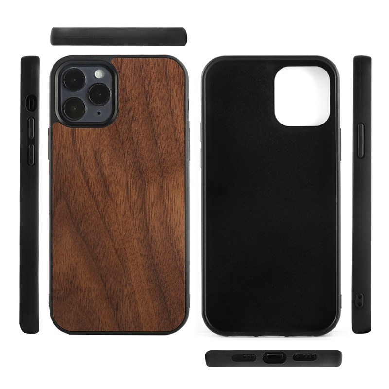 Wholesale Natural Real Wood Cell Protective Phone Case For Iphone 11 12 pro