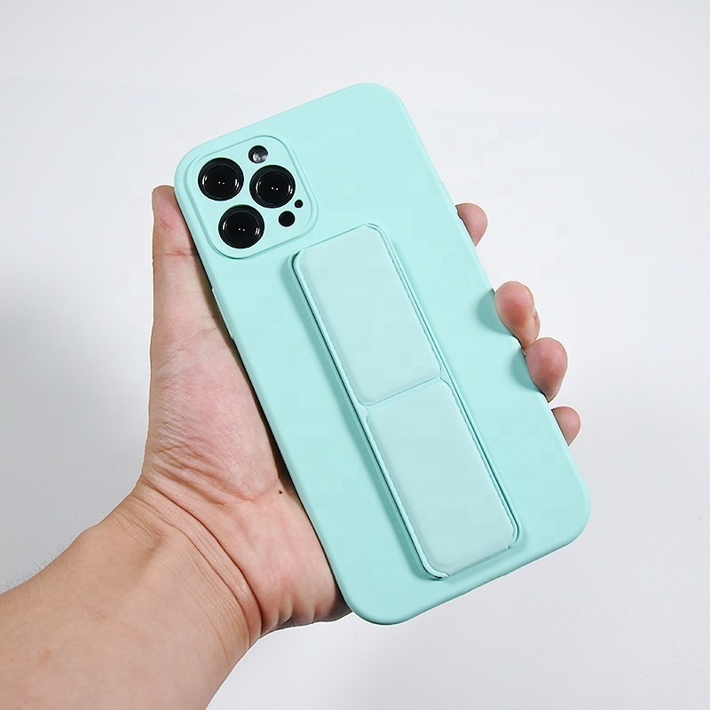 2021 Ultra Thin Protective Shockproof Hard PC Phone Case with Stand Anti-Scratch TPU Silicone for iPhone 12 Pro Case