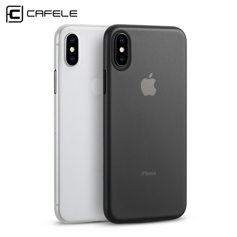CAFELE High Quality Free Sample 0.4mm Ultra thin Scrub PP Cell Phone Cover Cases for iPhone Xr Xs max