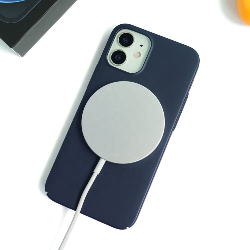 Magnet magnetic phone case with magsafe support for iPhone 12 mini Super Thin PC Case Cover