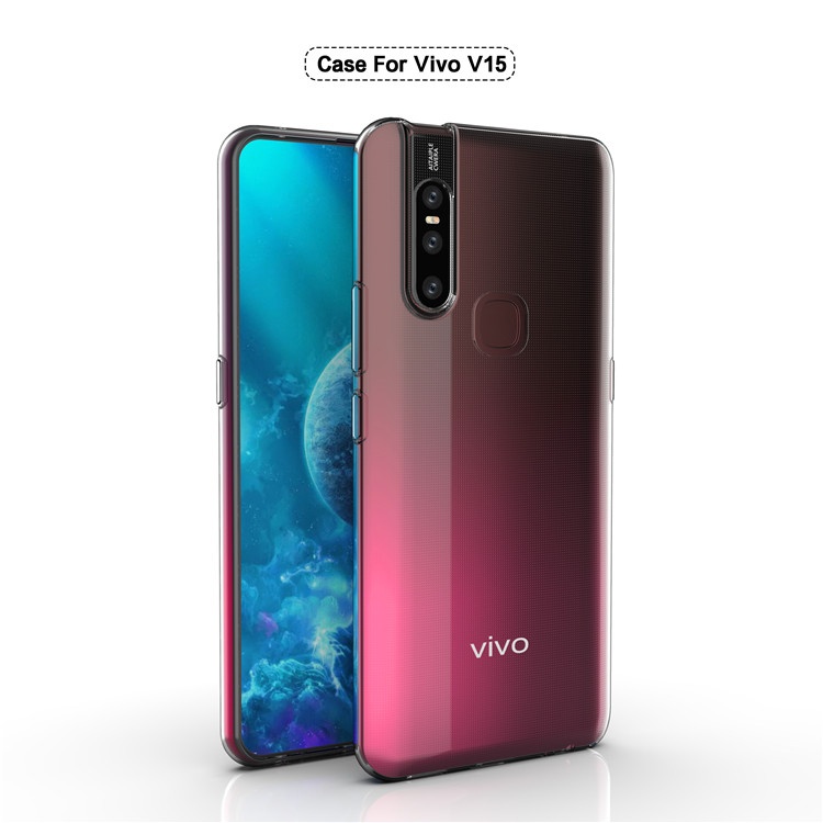 High quality mobile phone accessories tpu phone case Ultra thin shockproof transparency crystal phone case for VIVO V15 V15PRO