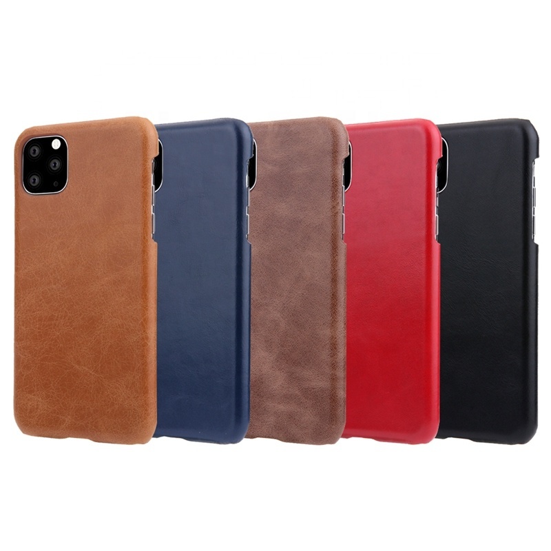 Luxury Matte Genuine Leather Thin Hard Phone Case For iPhone XS XR XS MAX 11 pro 11 pro max 11 8 7 plus 6s
