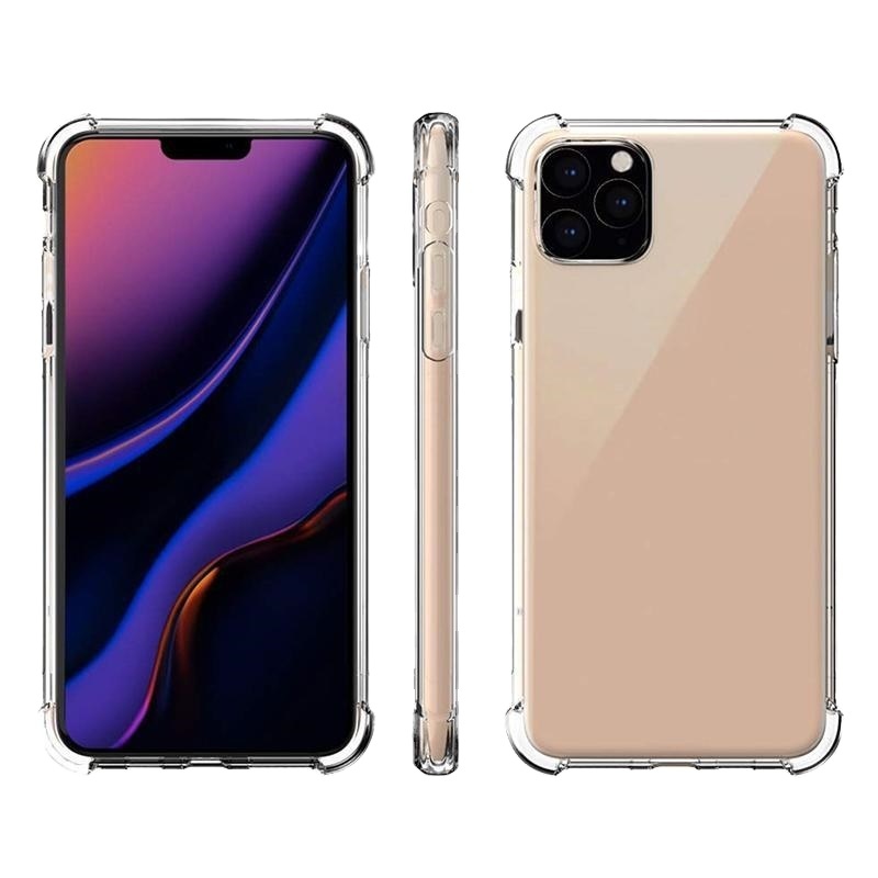 Zhike for Coque iPhone Funda iPhone Transparent Wholesale Flexible Thin Slim Phone Bulk Thin Clear iPhone 12 Case Shockproof