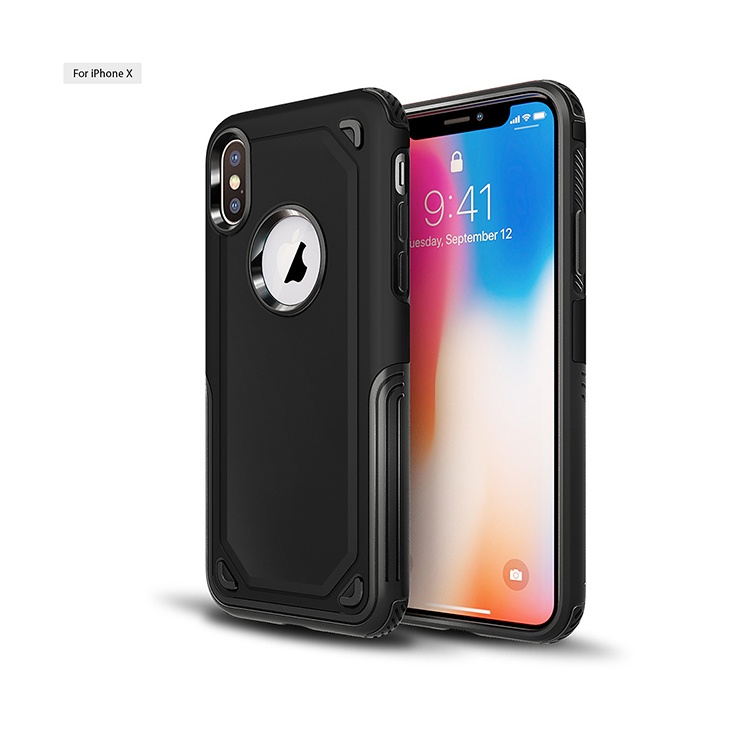 2019 New Arrival Anti-Scratch Hard Dual Layer Thin Handy Phone Case For Iphone X