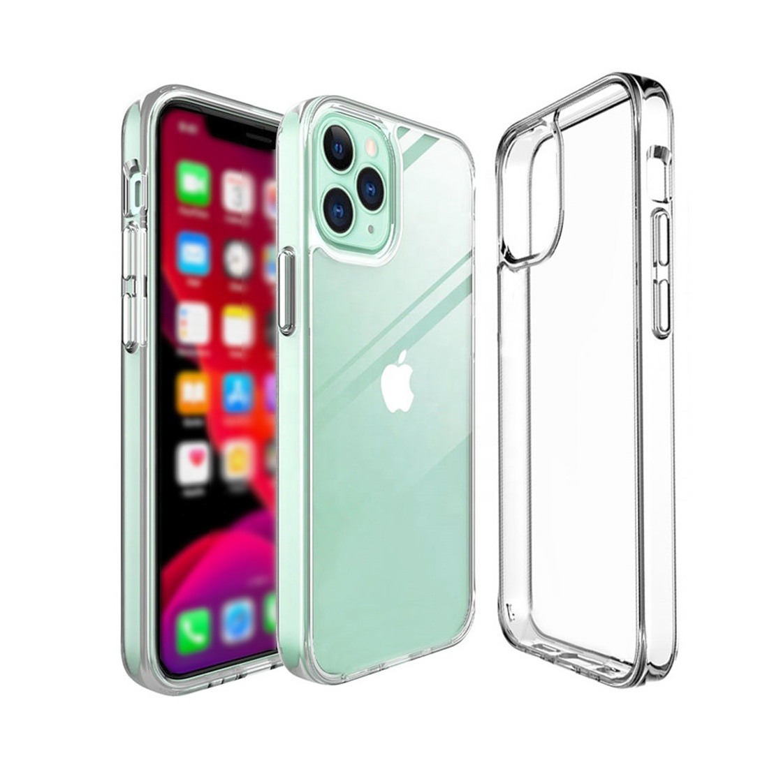 New Case For iPhone 12 2020,Ultra Thin TPU Back Cover Mobile Phone Case For iPhone 11 12 pro max 13 mini 13 pro max 2021