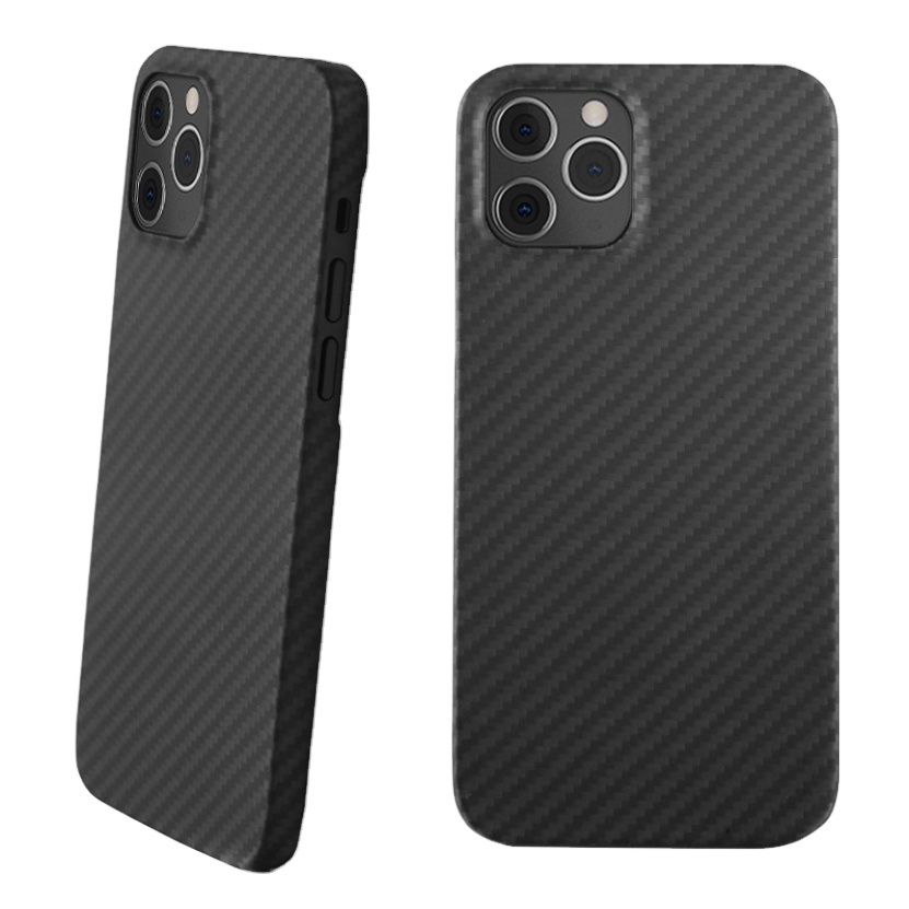 Ultra-Thin Snap-on Slim Real Aramid Fiber Phone Case For iPhone 12 11