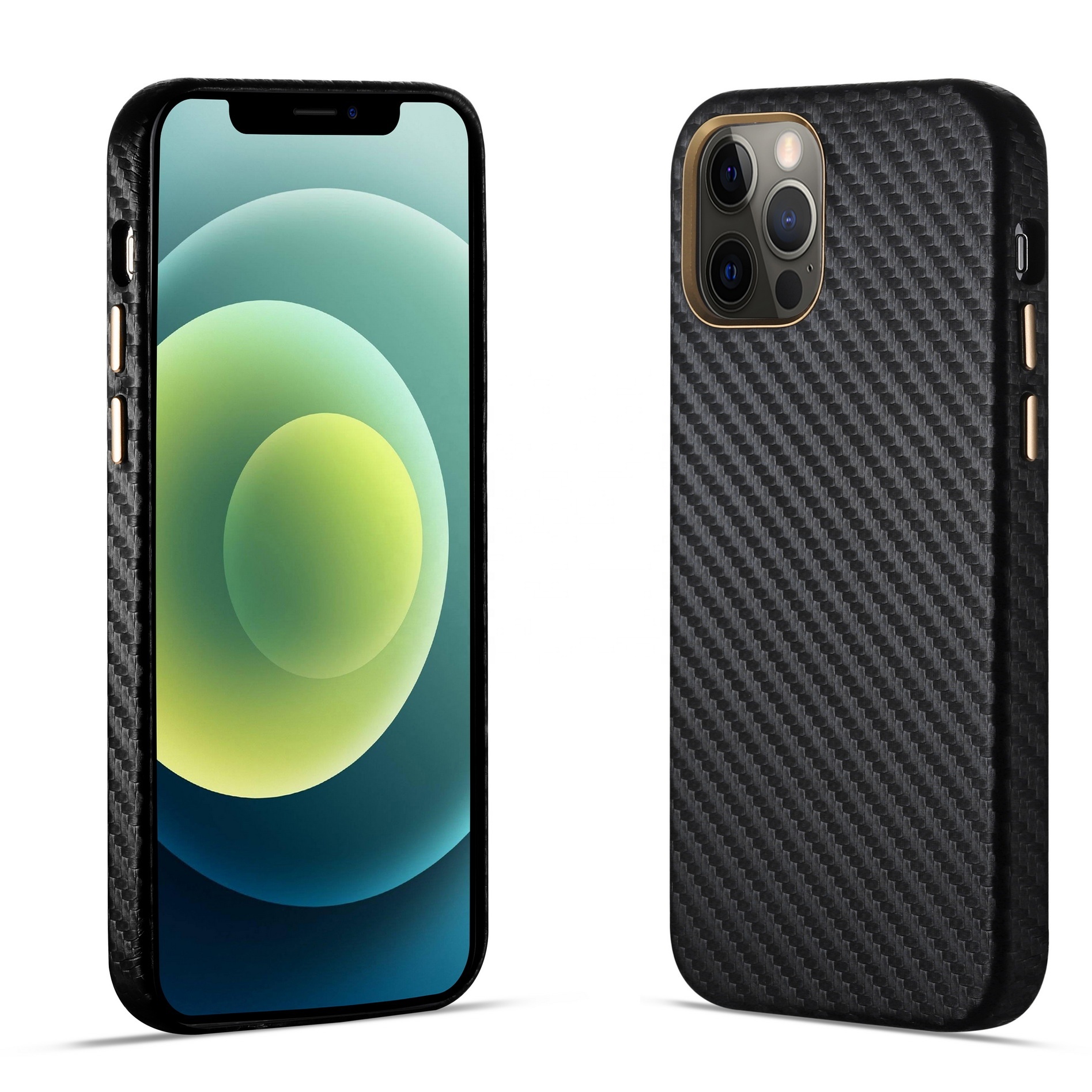 BC2021 For IPhone 12 New Design Carbon Fiber Mobile Phone Case With Manufactor Thin Carbon Phone Case For iphone 12 Pro