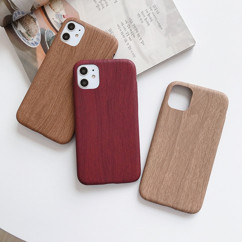 Hot Sale Fashion Wooden Pattern Design Phone Case for iPhone 12 Business Style TPU Cover for iPhone 11/6/7/8/Plus/X/XR/XS/MAX