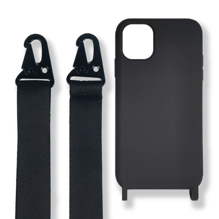 2021 Designer Luxury Ultra Thin Silicone Cell Phone Case With Lanyard  Strap Necklace For Iphone 11 Pro Max