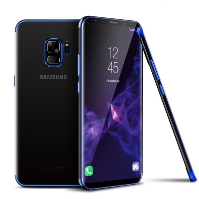 Clear Soft TPU Plating Frame Phone Case For Samsung Galaxy S6 S7 Edge S8 Plus Note 8 J5 J7 2016 A3 A5 A7 2017 Grand Prime Cover