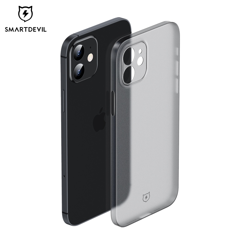 0.35MM Ultra-thin Matte Phone Case For iPhone 12 No Fingerprint Soft Frosted Shell For Mobile Phone SmartDevil