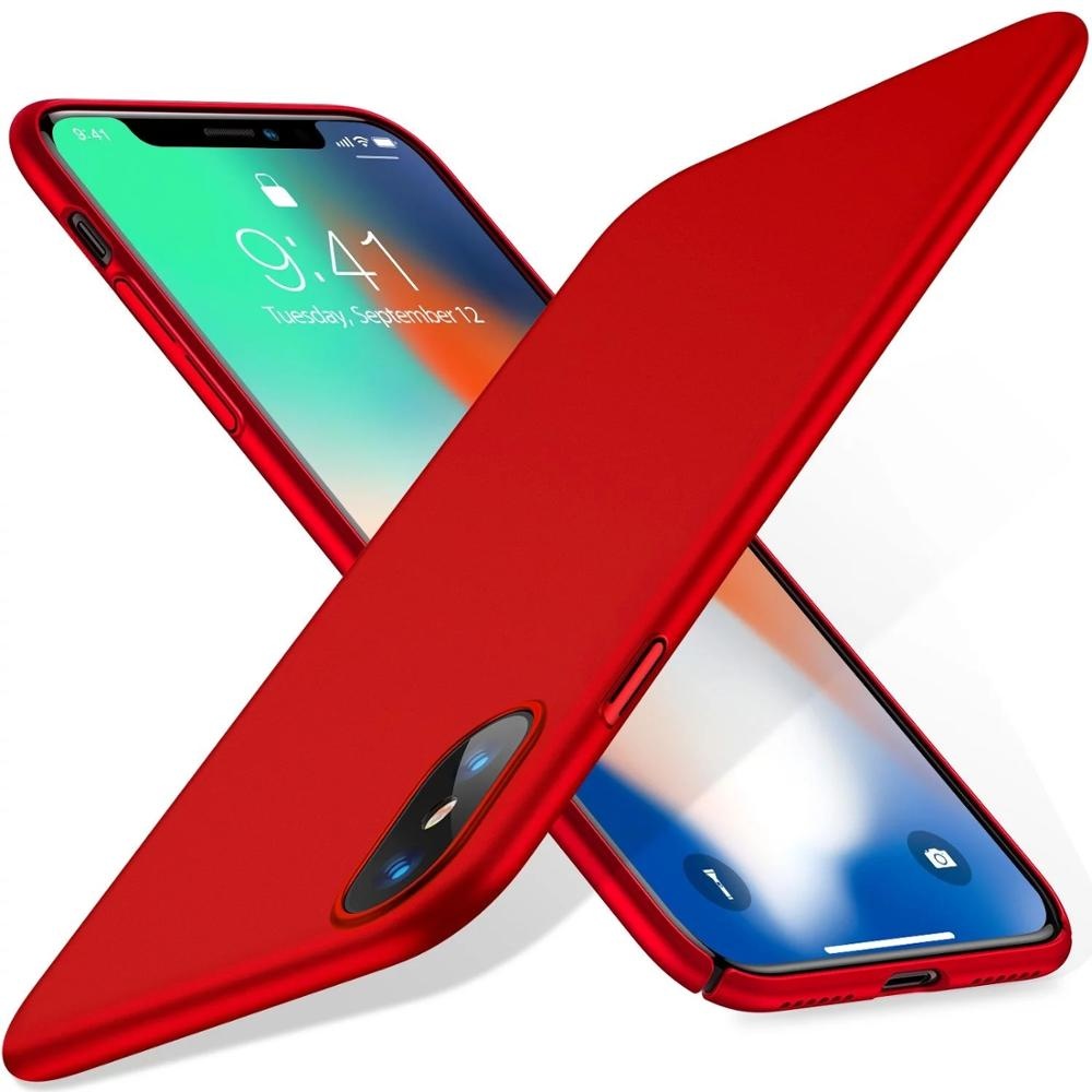 Slim Fit Shell Hard  PC Ultra Thin Mobile Phone Cover Case For Iphone X XS XR XS MAX