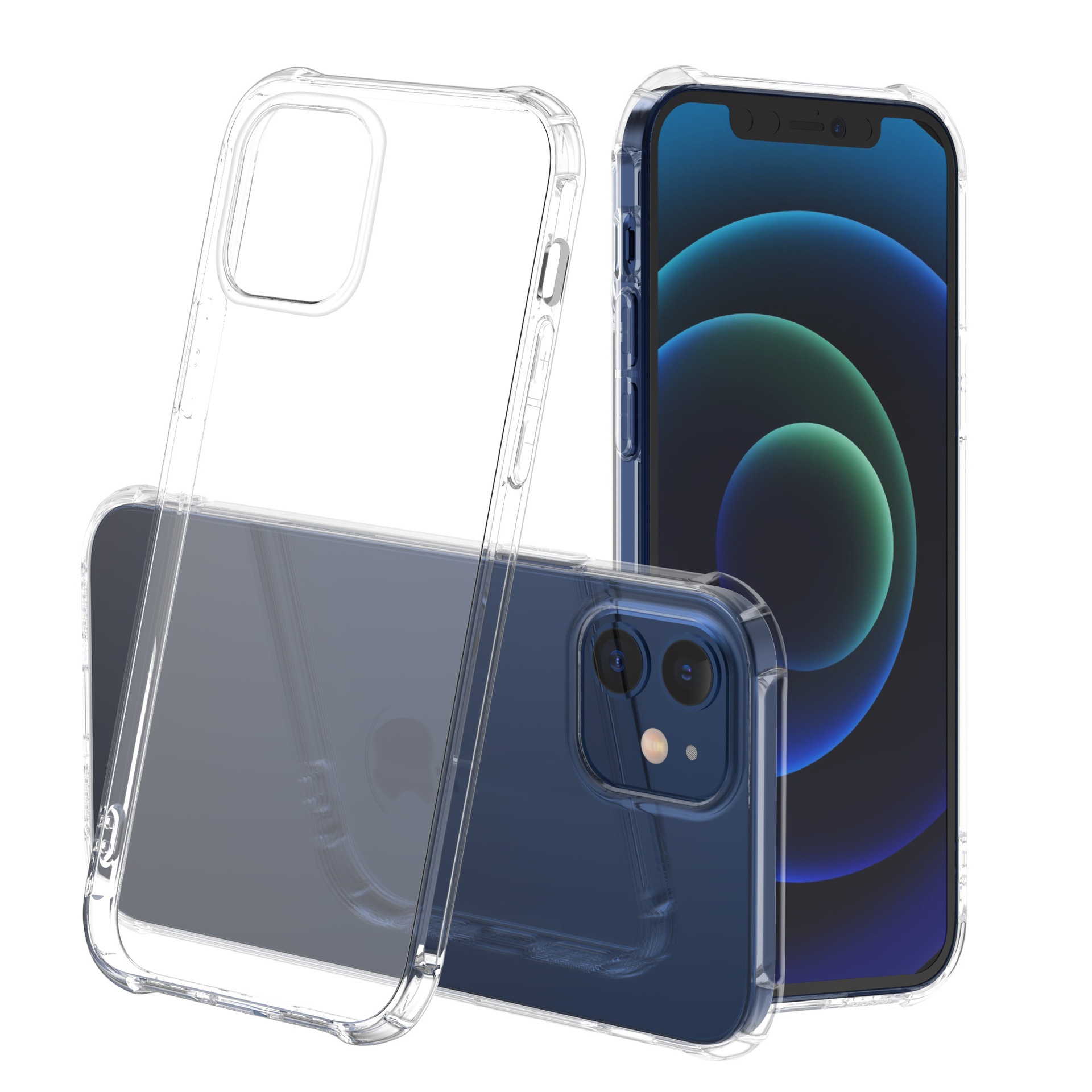 Clear Ultra Thin 1.8mm TPU soft shockproof Sound conversion Case for iPhone 12 13  pro max for iphone 11 X Xr Xs  mobile covers