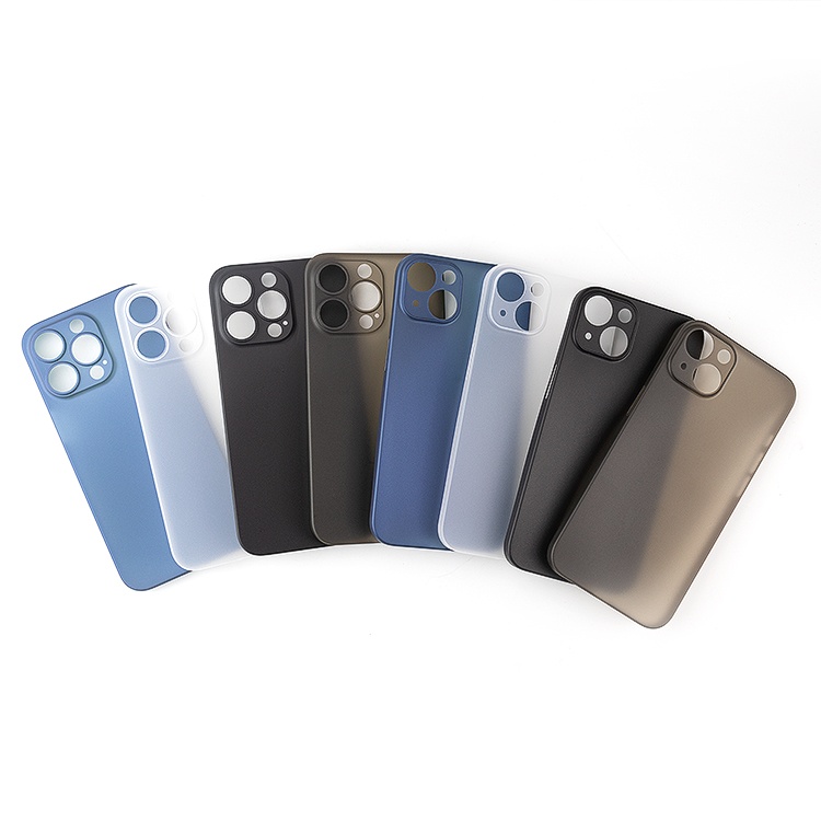 Free Sample New Phone Cover for iPhone 13 Matte PP Case 0.35mm Ultra Thin Light Weight Back Cover for iPhone 13 Mini/Pro/Pro Max