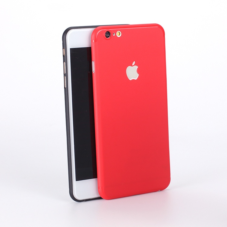 wholesale 0.3mm ultra thin PP phone case for iphone 6/6Splus PP, for iphone 6/6Splus  with apple logo phone case
