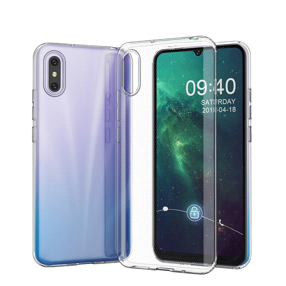 Ultra-thin transparent tup soft phone case for xiaomi phone series Readmi 9 mobile phone cover