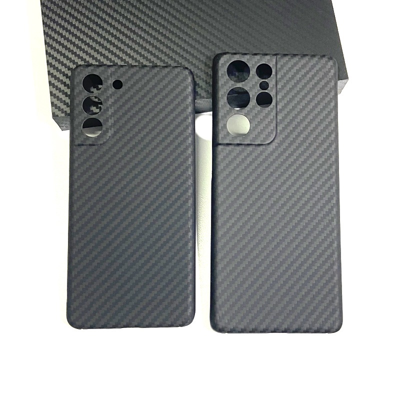 Ultra Thin Slim Real Aramid Fiber Phone Cover Case For Sumsang s21 Ultra / 21+ s20 Ultra / 20+