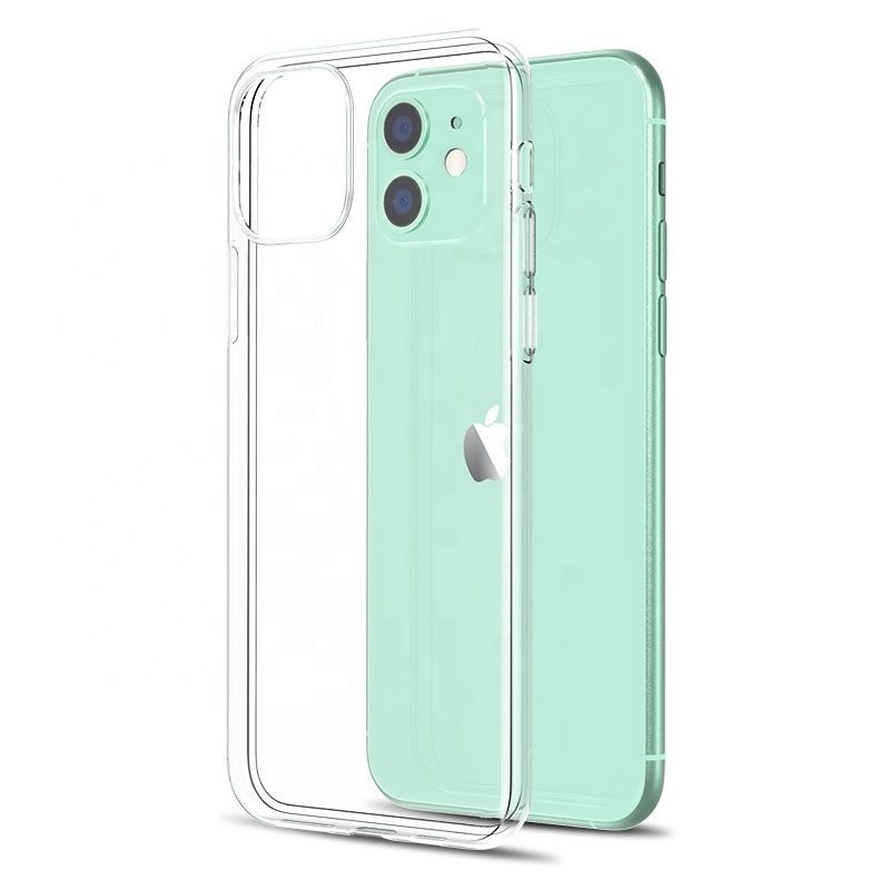 2021 Clear Silicon Ultra Thin Soft TPU Case For iphone X Xr Xs max for iphone 12 pro max Transparent Phone Case mobile covers