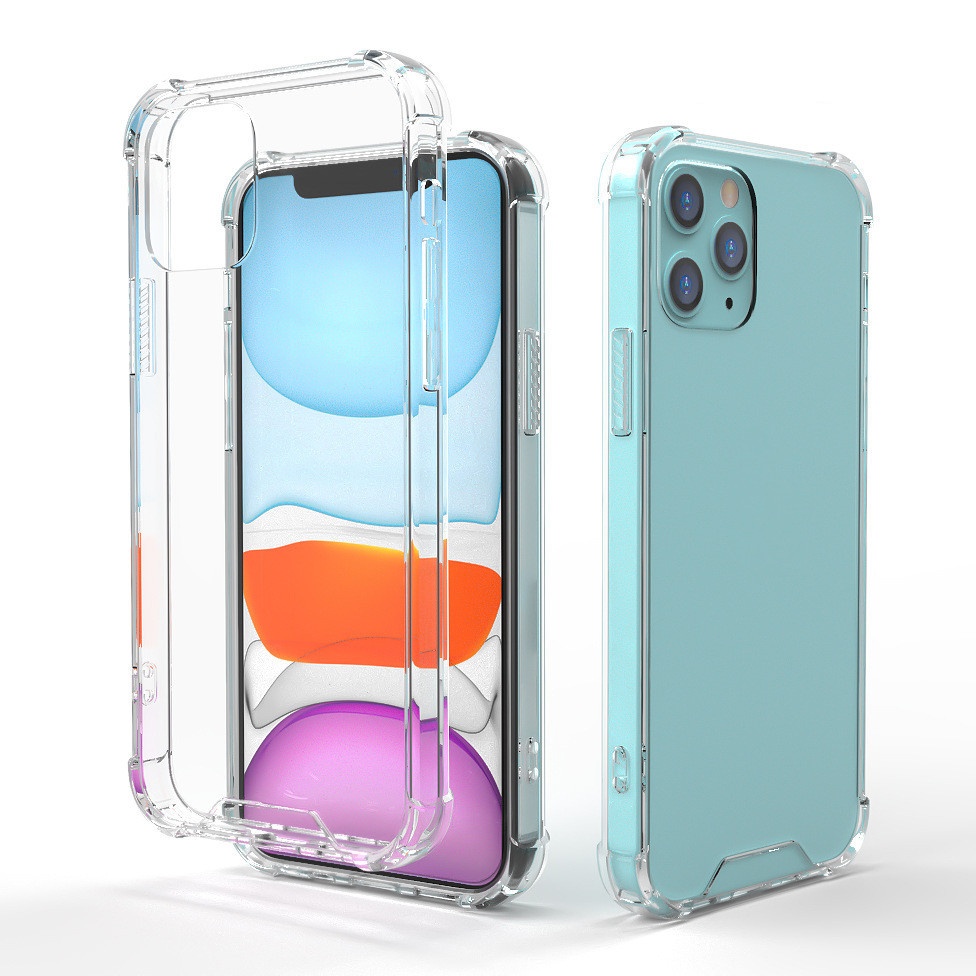 Crystal Clear Designed for iPhone 13 Not Yellowing Military Grade Drop Tested Shockproof Protective Slim Thin Cover Phone Case