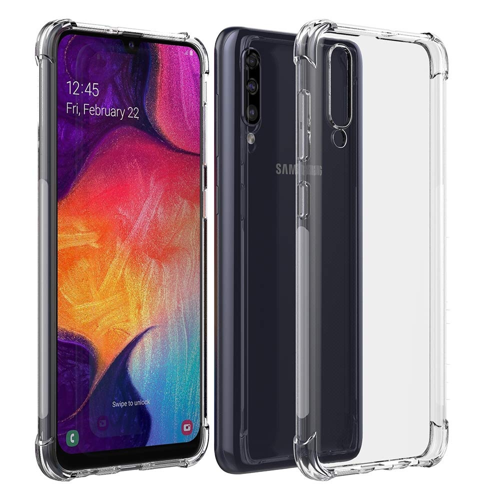 For Samsung A70 Case Cover, Ultra Thin Slim Transparent TPU Soft Gel Phone Case For Samsung Galaxy A70