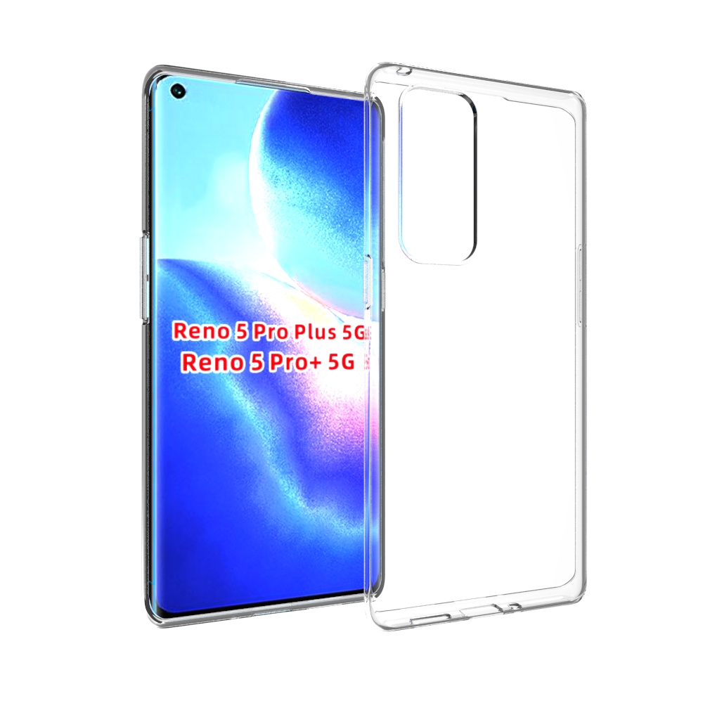 Ultra Thin Soft TPU Transparent Mobile Phone Case  For OPPO Reno 5 Pro+ 5G
