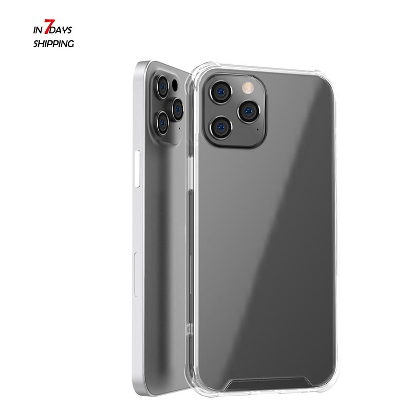 Keephone Fashion Transparent Anti-Shock  Glossy Phone Cover Case For Iphone