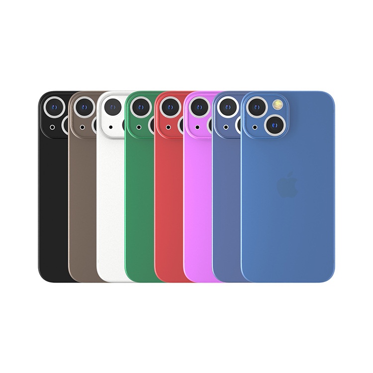 PP mobile phone case ultra-thin translucent soft shell fine hole 0.35 for Apple 12/13 Pro max