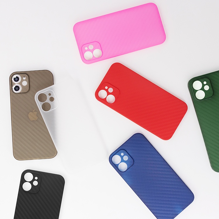 Slimoro 0.35mm Super Thin Waterproof Phone Case For iPhone 11 12 13 Case Carbon Fiber For iPhone 13 Case