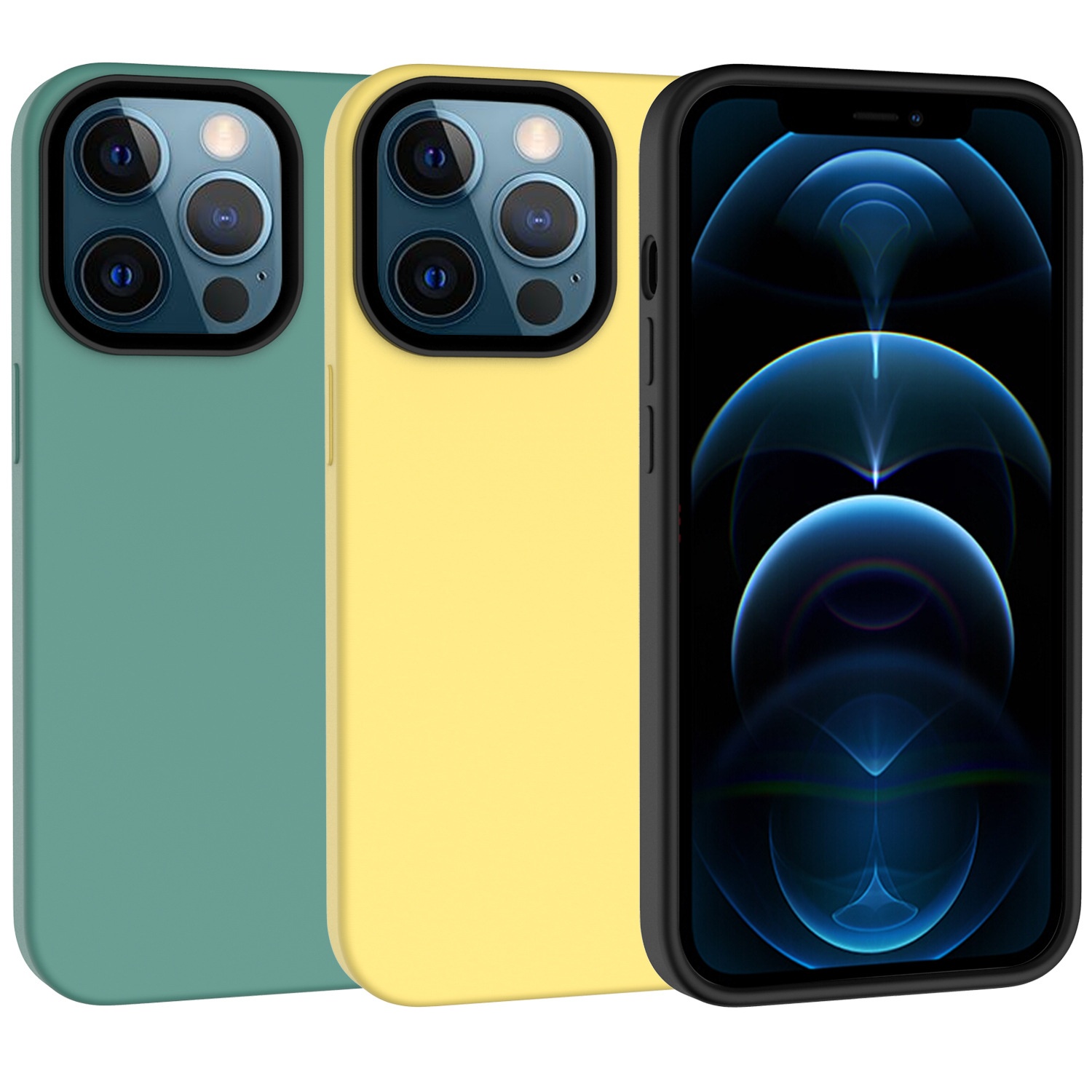 Wholesale Factory Ultra Thin Shockproof Full Wrapped Colorful Case Anti-fall Mobile Phone Protective Case For iPhone 12 Mini