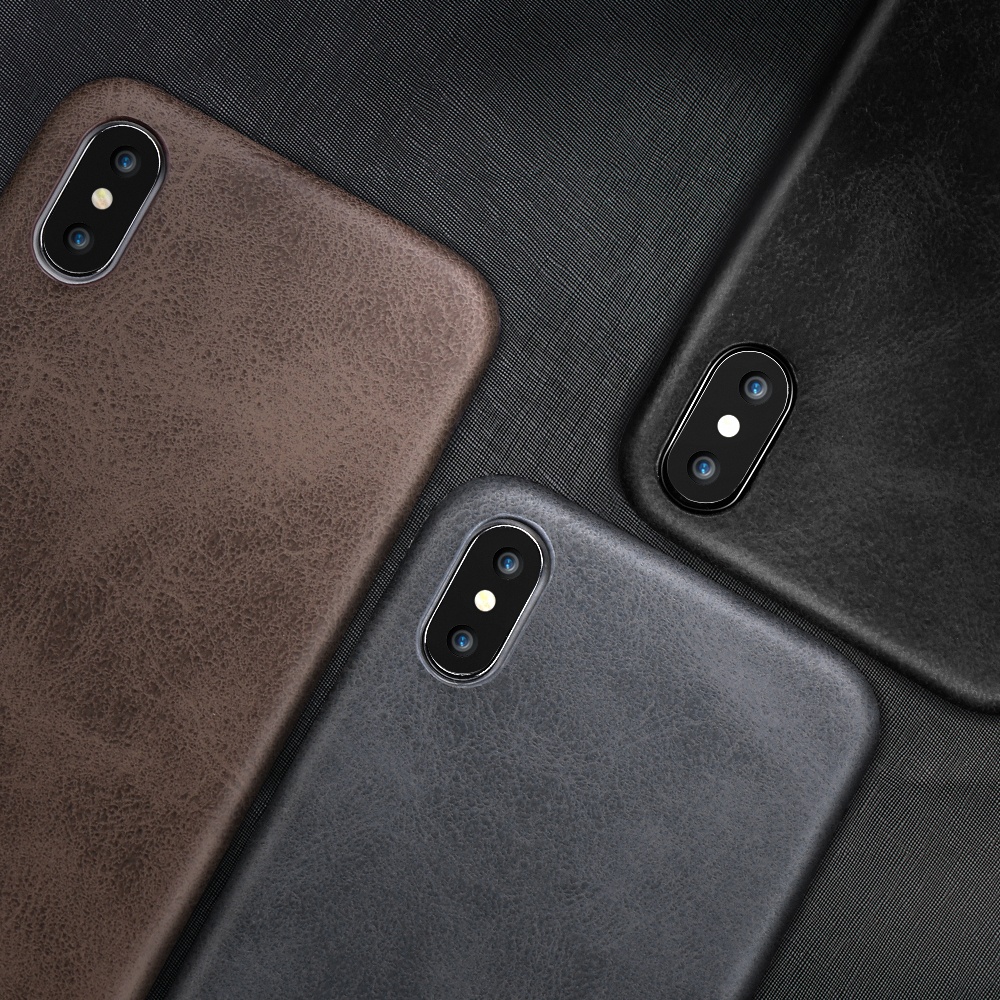 Ultra Thin Phone Cases For iPhone 6S 6 7 8 Plus XS Max Cover Leather Skin Soft TPU Silicone Case For iPhone XR X 11 SE 2 Shell
