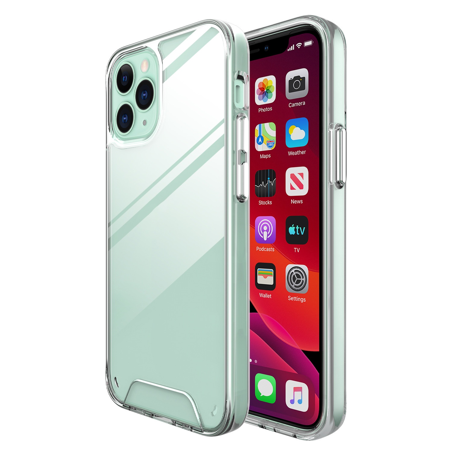 Clear Silicone Ultra Thin Soft TPU Case For iPhone 11 12 13 6.1 Transparent Phone Case