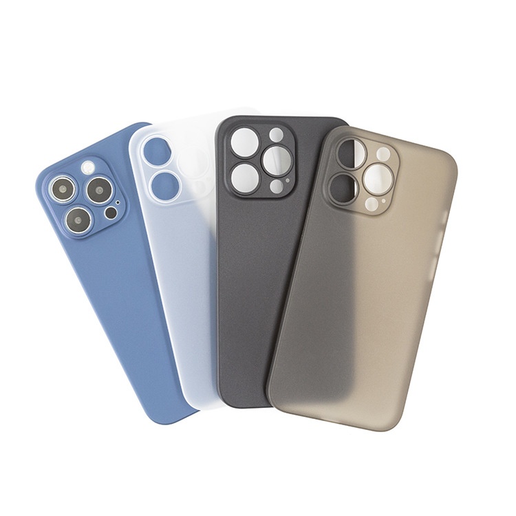 Texture Accessories Ultra Thin Precise Cutouts PP Matte Phone Case For iPhone 13 Pro Max