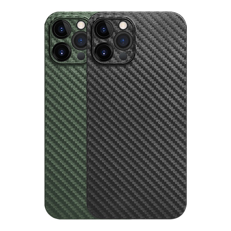 Applicable for Apple 12 mobile phone case 12PROMAX Kevlar 12Mini carbon fiber PP ultra thin 11 case