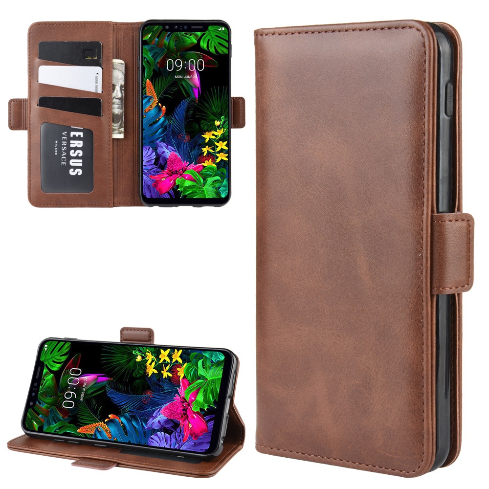 For LG G8S ThinQ Back Cover Leather Mobile Cover Protective Case for LG G8S ThinQ Phone Case Flip Leather Mobile Case Cover Bags