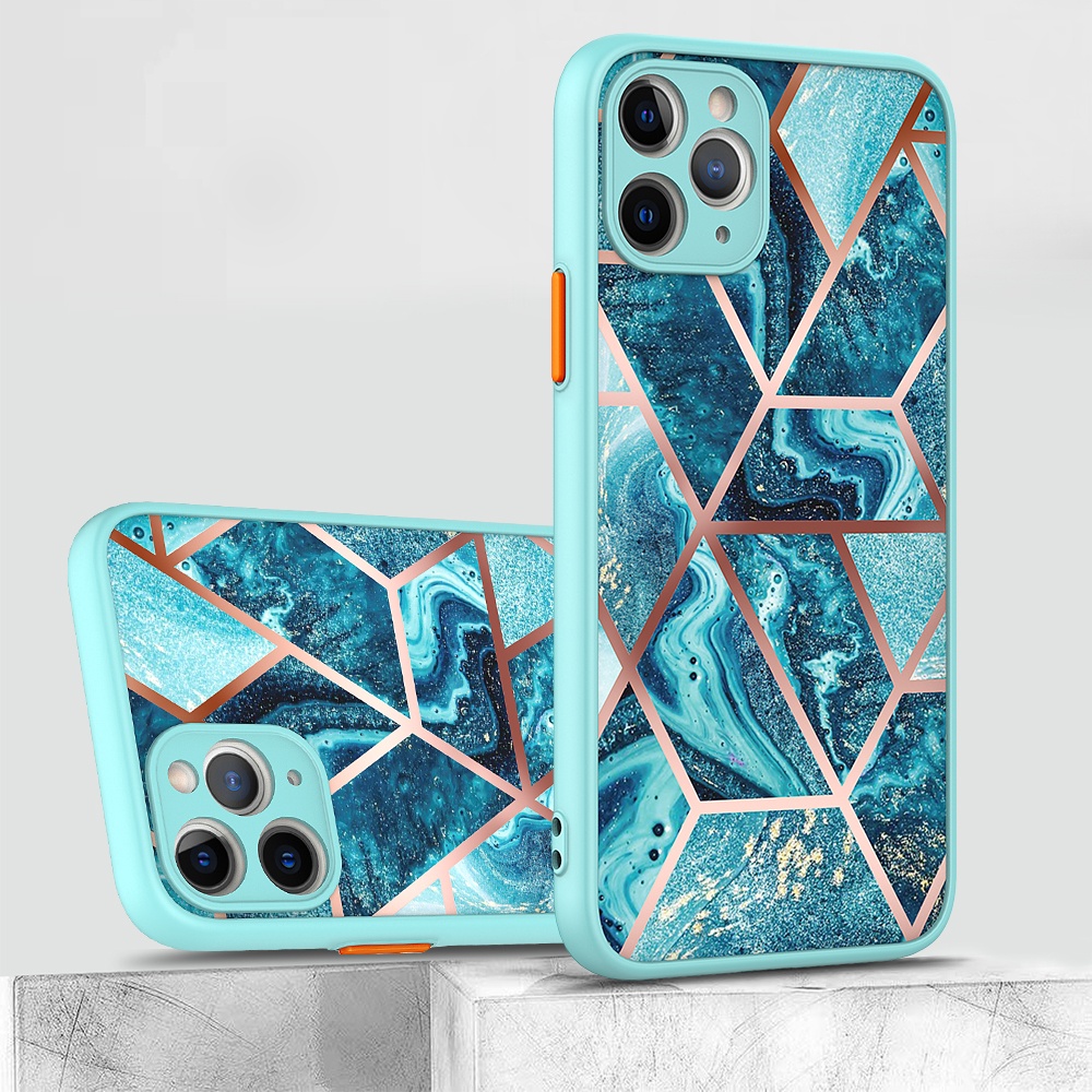 Custom Print Design IMD Marble Pattern TPU Printing Phone Case Cover Ultra-thin PC Hard Case for Iphone 6 7 8 11/12 pro max