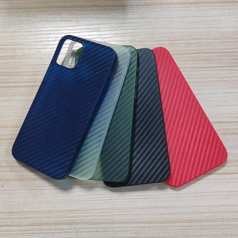 Carbon fiber PP ultra thin portable Phone case For iPhone 12 mobile case phone cover