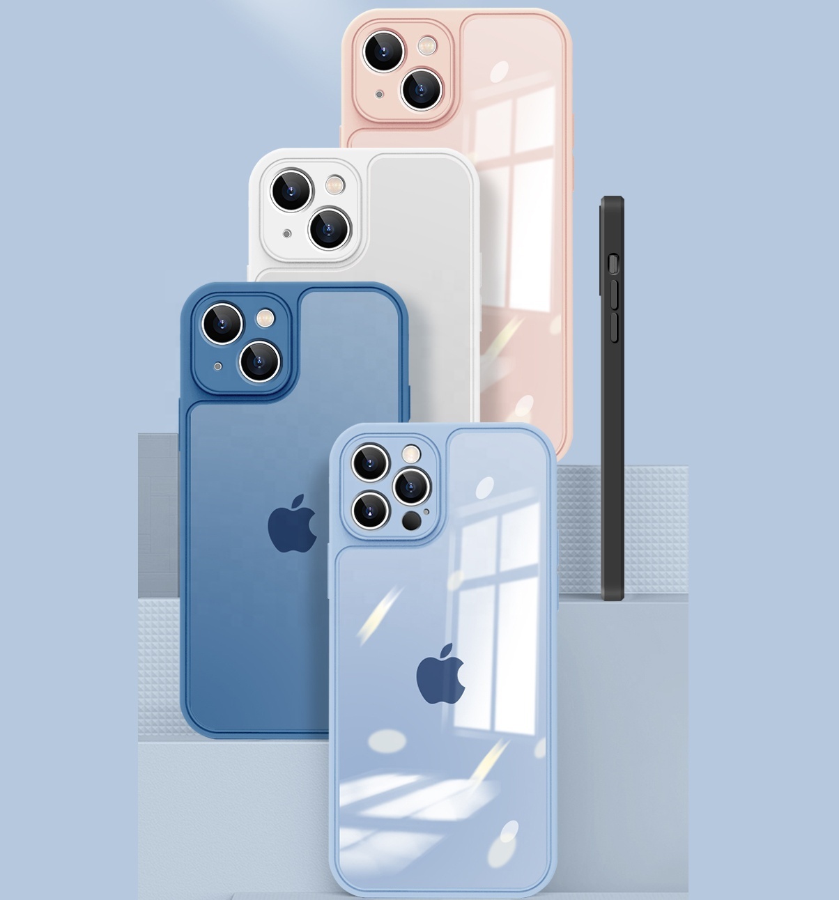 Free Samples Shockproof Matte Frosted Protect for iPhone 13 12  Phone Translucent Ultra Thin Skin Phone Cases 0.38