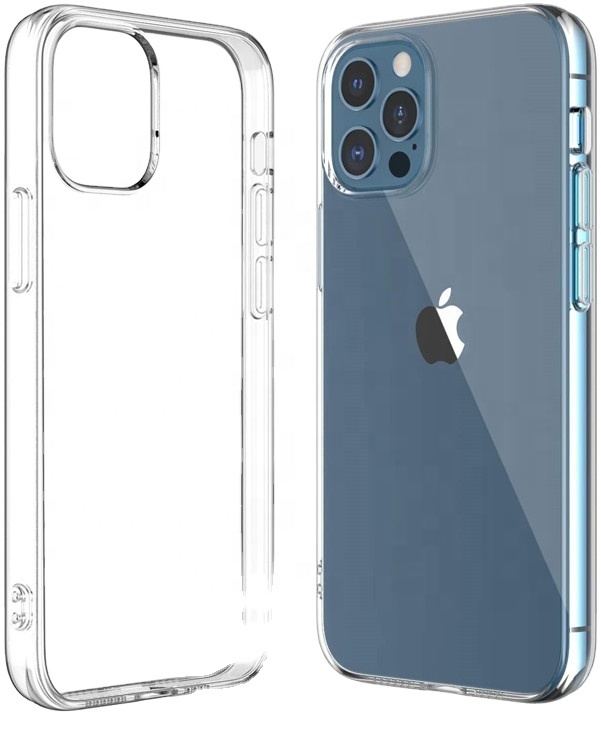 AZULO Thin Clear Soft shockproof TPU Mobile Phone Cases for iPhone 13 Pro Max