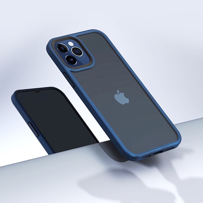 2021 Matte Translucent for iPhone 12 Pro 12 Case Protective Shockproof Slim Phone Case Thin Cover for iPhone 12 Case