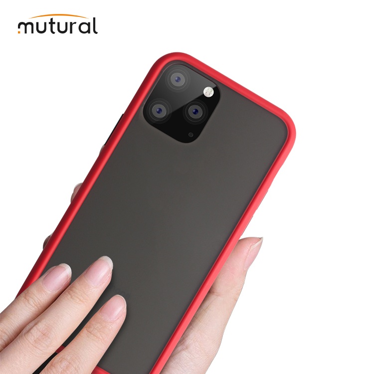 Matte Translucent Hard Pc Ultra Thin Shock Absorption Mobile Phone Case For Iphone 12 Mini 11 Pro Xs Max 7 8
