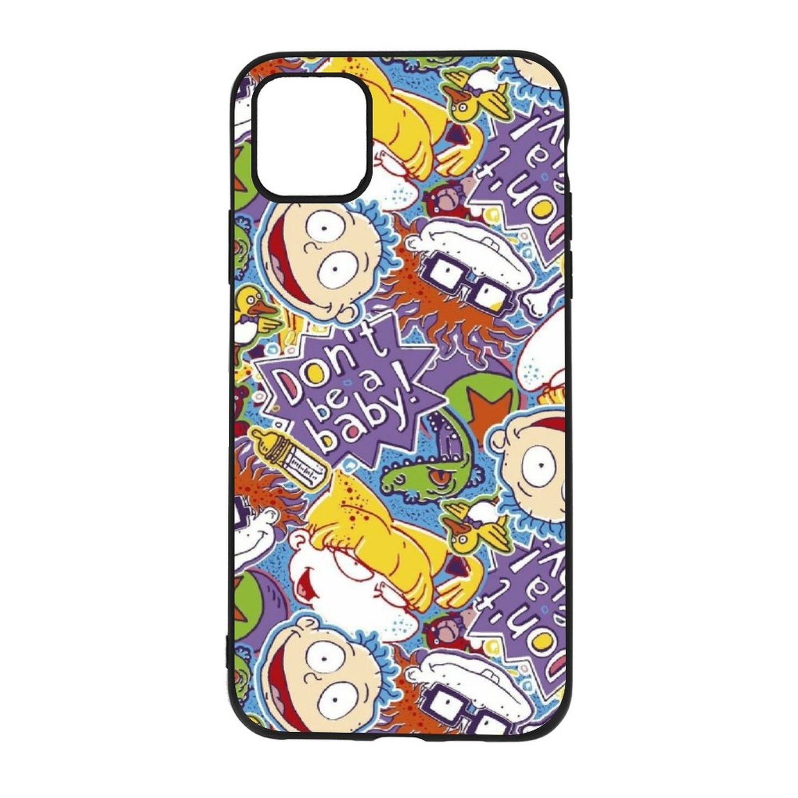 Caisi Ultra-Thin Rugrats for iPhone Case 11 pro max Funny TPU Protection Cover Shockproof Anime Phone Cover for iPhone 11