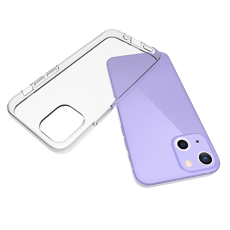 Wireless Charging 1mm Phone Accessories Ultra Thin Slim Clear Soft Tpu Cover Case For Iphone 13 12 Pro Max
