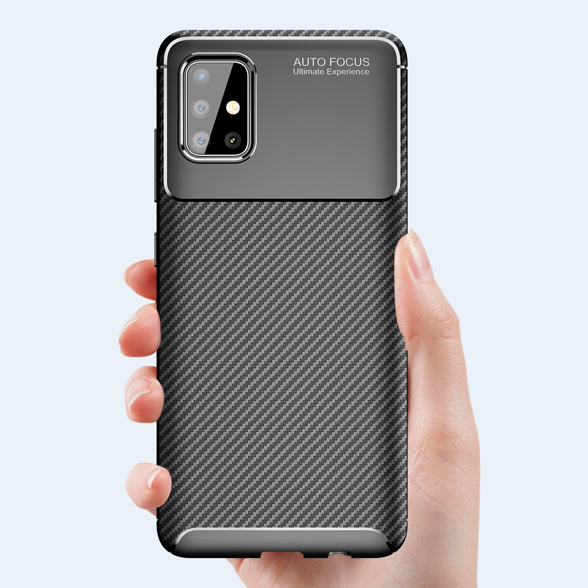 Beetle Carbon Fiber TPU Extremely Thin Lightweight Phone Case for Samsung Galaxy A52 A72 A32 A42