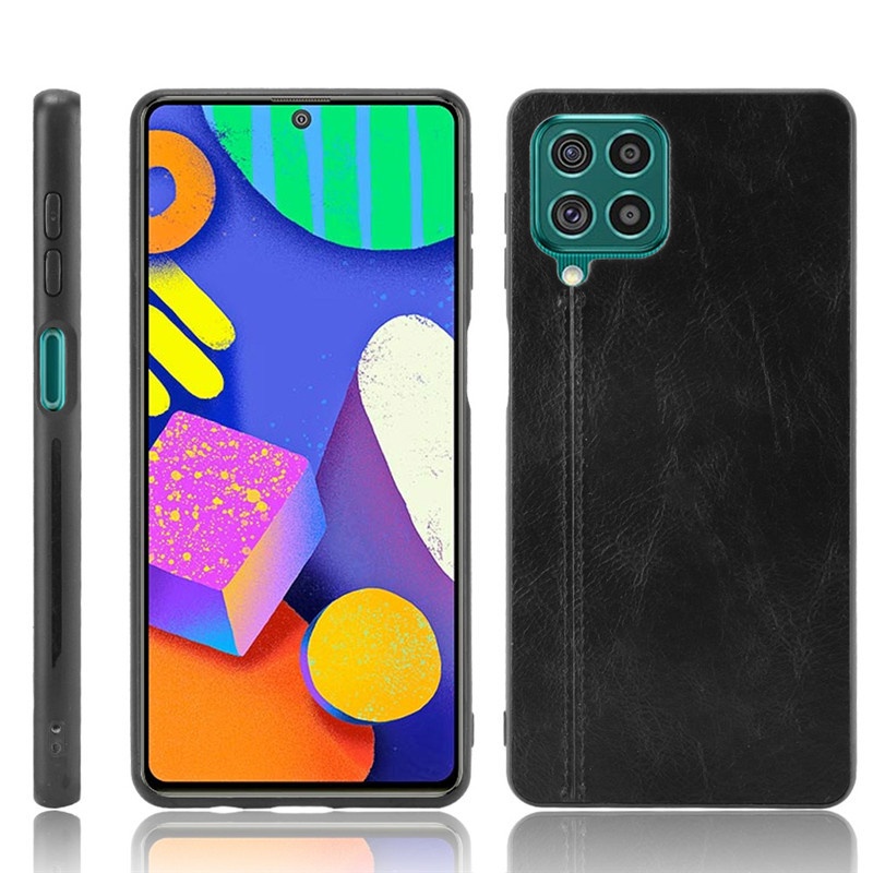 Business Style Soft Litchi Leather Texture Ultra Thin Tpu Phone Case for Samsung Galaxy F62 Back Cover Case