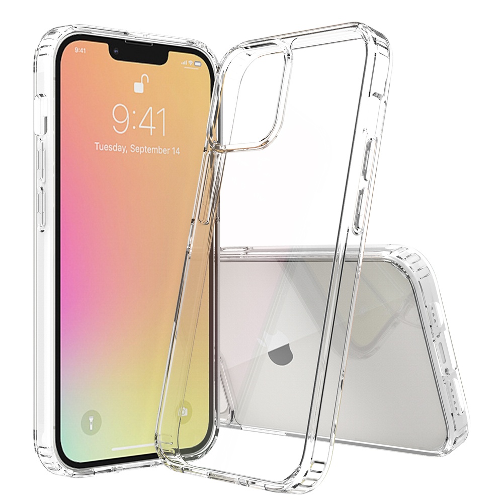Tpu pc phone case for iphone 13 cover acrylic+TPU Anti-fall for iphone 11 pro max case