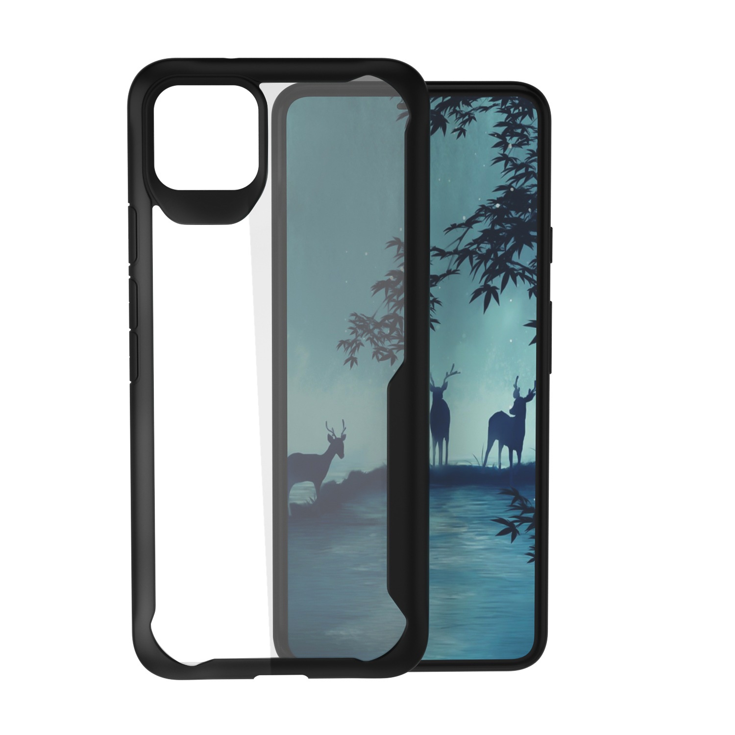 High Quality Transparent Tpu Pc Hard Cover For Google Pixel 4 XL Case Phone