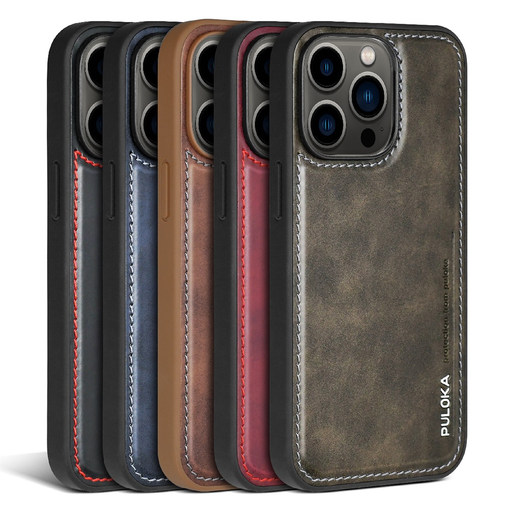 PULOKA New Design High Quality PU Leather Cell Phone Case Cover for Oneplus Leather Phone Case