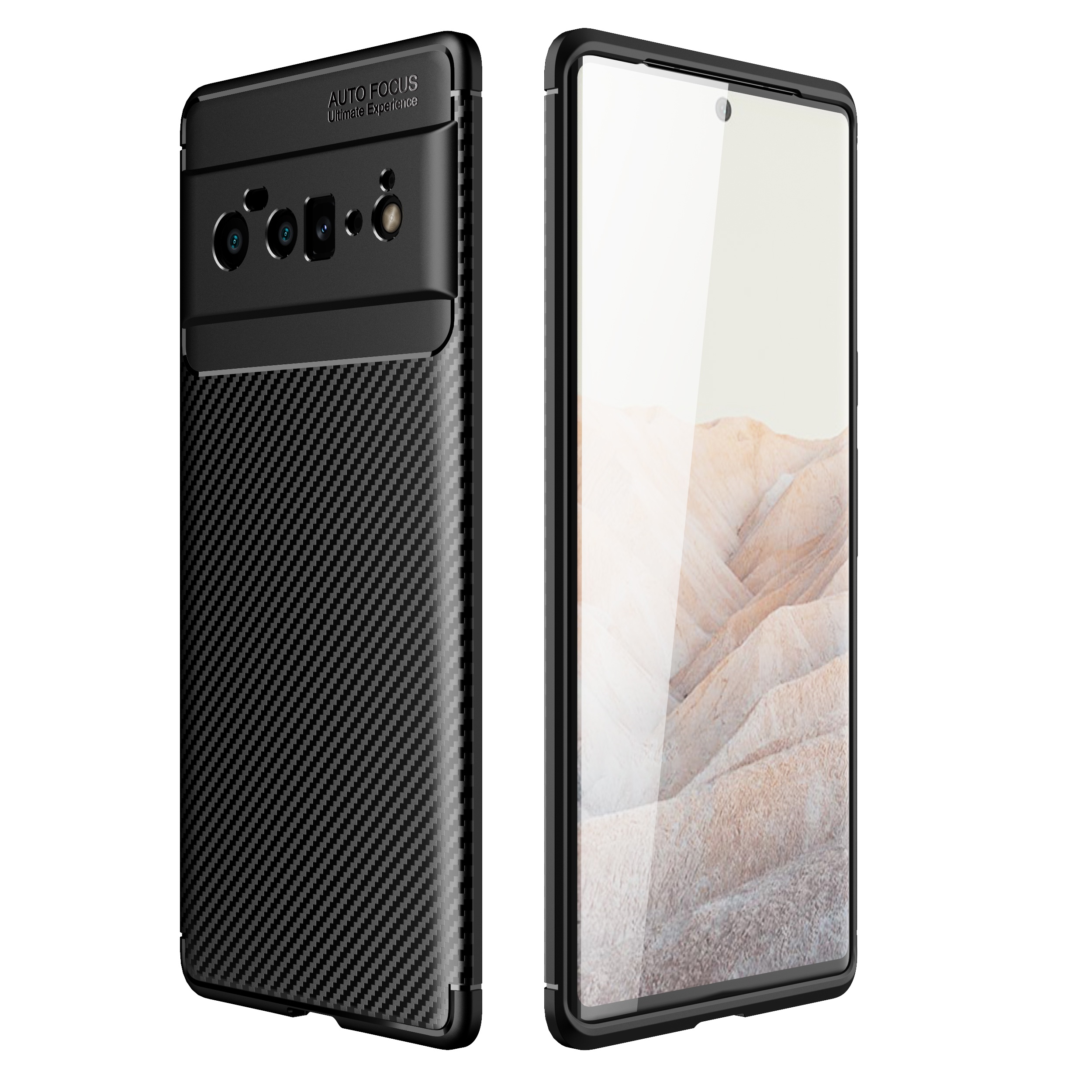 For google pixel 6 case Carbon Fiber Soft TPU Bumper Silicone Mobile Case For google pixel 6 pro